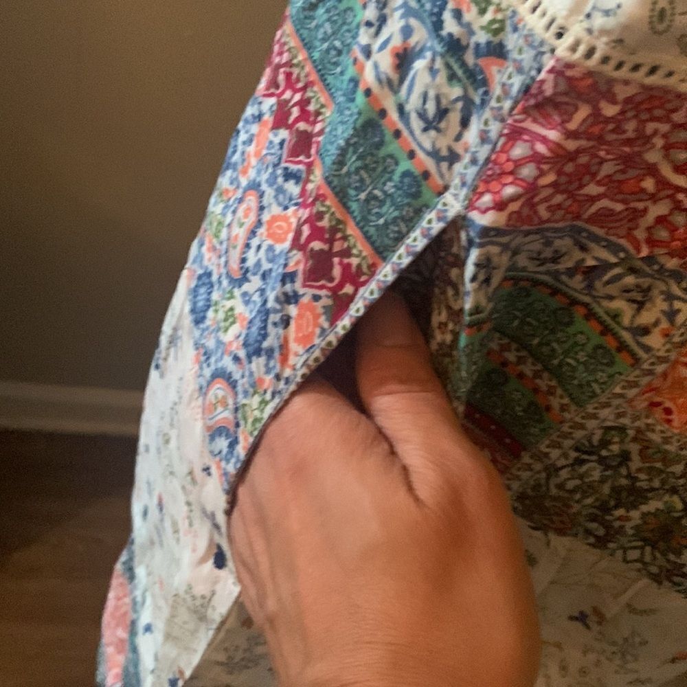 Aventura Laney Floral Patchwork Sleeveless Sundress in a women's size small - Picture 5 of 16